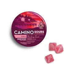 Camino Sleep Gummies – Blueberry Flavor Close-up of Camino Sleep Gummies – blueberry flavor
